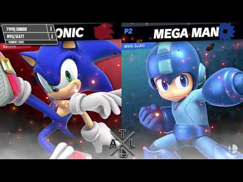 Smash Ultimate Tournament 1/19/19 - Wrath(Sonic) Vs MVG| ScAtt(Megaman) . - W. Semis