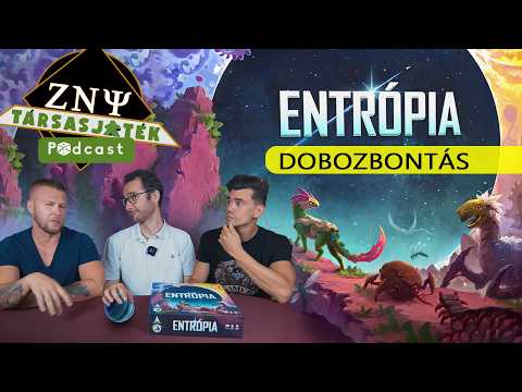 Naprendszer egy dobozban? | Entrópia társasjáték dobozbontás - ZNY TV
