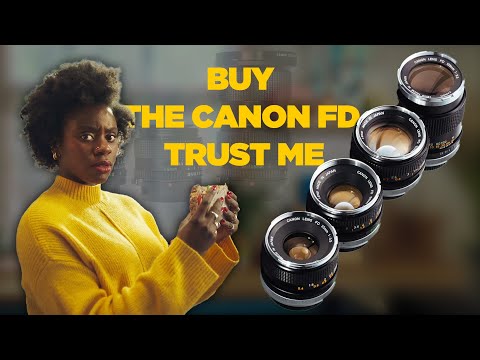 Canon FD lenses  / Legendary cine lens Set for under  $1000!