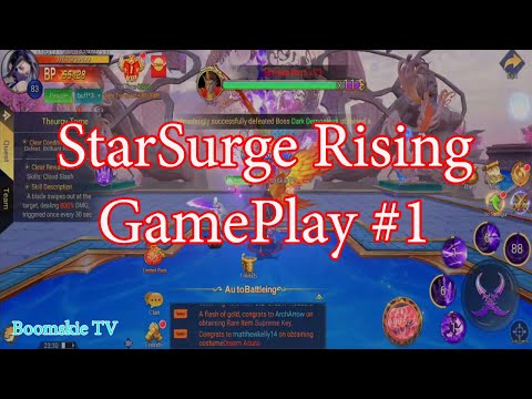 Starsurge Rising Intro Gameplay #1 2021 for Android Game | IOS Game