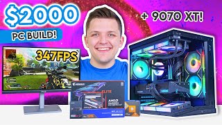 Awesome RX 9070 XT Gaming PC Build 2025! 😄 [ft. Lian Li O11D Mini V2!]