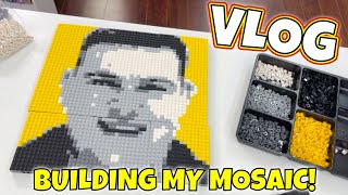 Building my LEGO Personalized Mosaic Maker Set VLOG