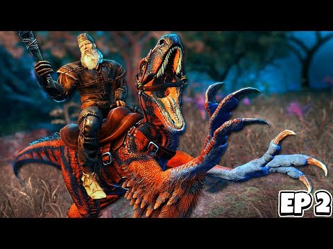 Searching the Foggy Bog to Tame an X-Raptor! | ARK Survival Evolved Genesis DLC #2