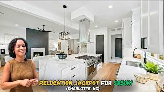 Relocation Jackpot in Charlotte, NC for $850k | House Tour