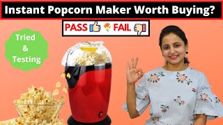 Popcorn Maker Review | Amazon Kitchen Tool/Gadget-Worth or Not | 4 Ways to Make Popcorn |Urban Rasoi