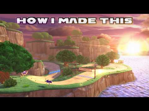 How I Made My First Mario Kart 8 Deluxe Custom Track - YouTube