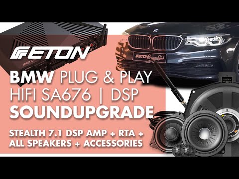 BMW HIFI SA676 ETON SOUNDUPGRADE | STEALTH 7.1 DSP | BVAK | LAUTSPRECHER SELBST EINBAUEN | RTA | G30