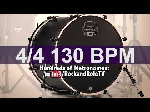 🔴 130 BPM Kick Drum Metronome