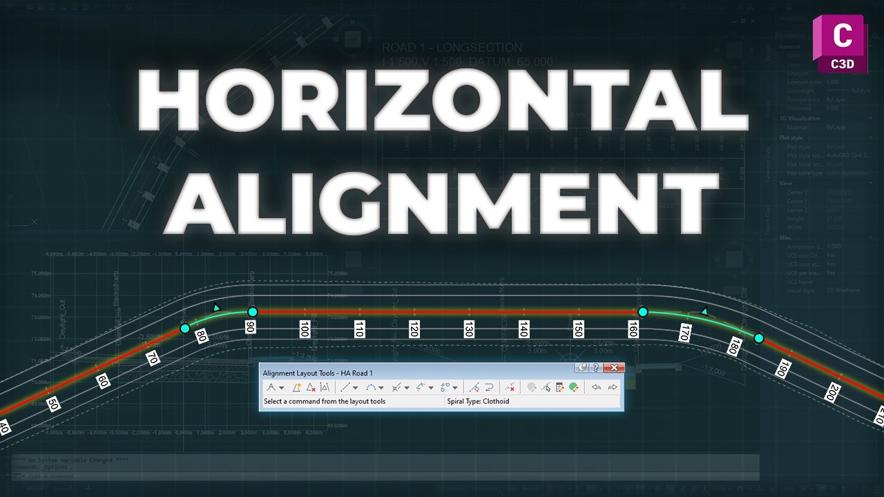 Road Design in Civil 3D - Horizontal Alignment (Part 1)