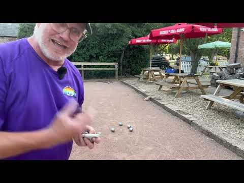 Practising the poussez or push point in Petanque is an excellent drill that can improve your game up