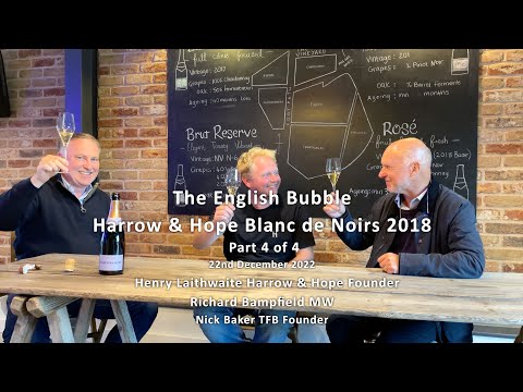 The English Bubble review of the latest release of Harrow & Hope Blanc de Noirs 2018