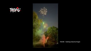 TG105 - Gatling Colorful Eagle - TROPIC Fireworks, Fajerwerki, Feuerwerk, Vuurwerk, Feu d'artifice