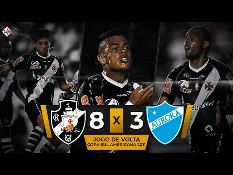 Vasco 8x3 Aurora | Goleada e show do trem bala da colina pela Sul americana 2011