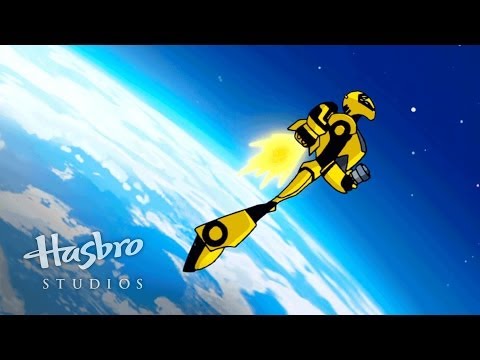 Transformers: Animated - A Falling Bumblebee | Transformers Official
