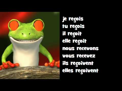 Conjugaison musicale # Indicatif Présent # Verbe = recevoir