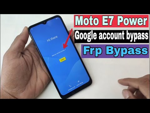 Motorola E7 Power Frp Bypass