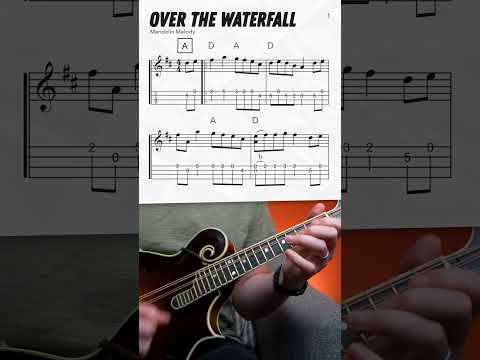 "Over the Waterfall" Mandolin Lesson #shorts