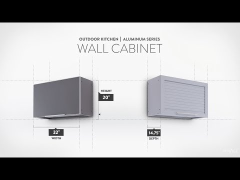 NewAge Aluminum Wall Cabinet