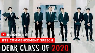 BTS Commencement Speech  Dear Class Of 2020