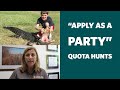 "Apply as a Party" Quota Hunt Applications Questions Answered