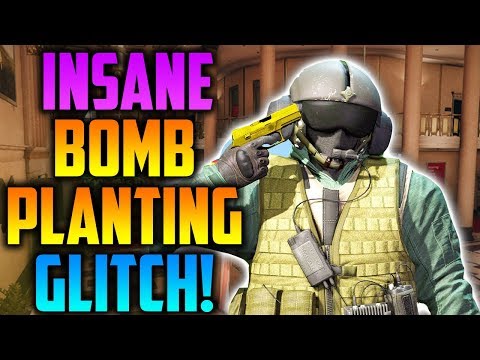 CRAZY *OP* BOMB PLANTING GLITCH! *NEVER DEFUSE* (ALWAYS WIN) - Rainbow Six Siege
