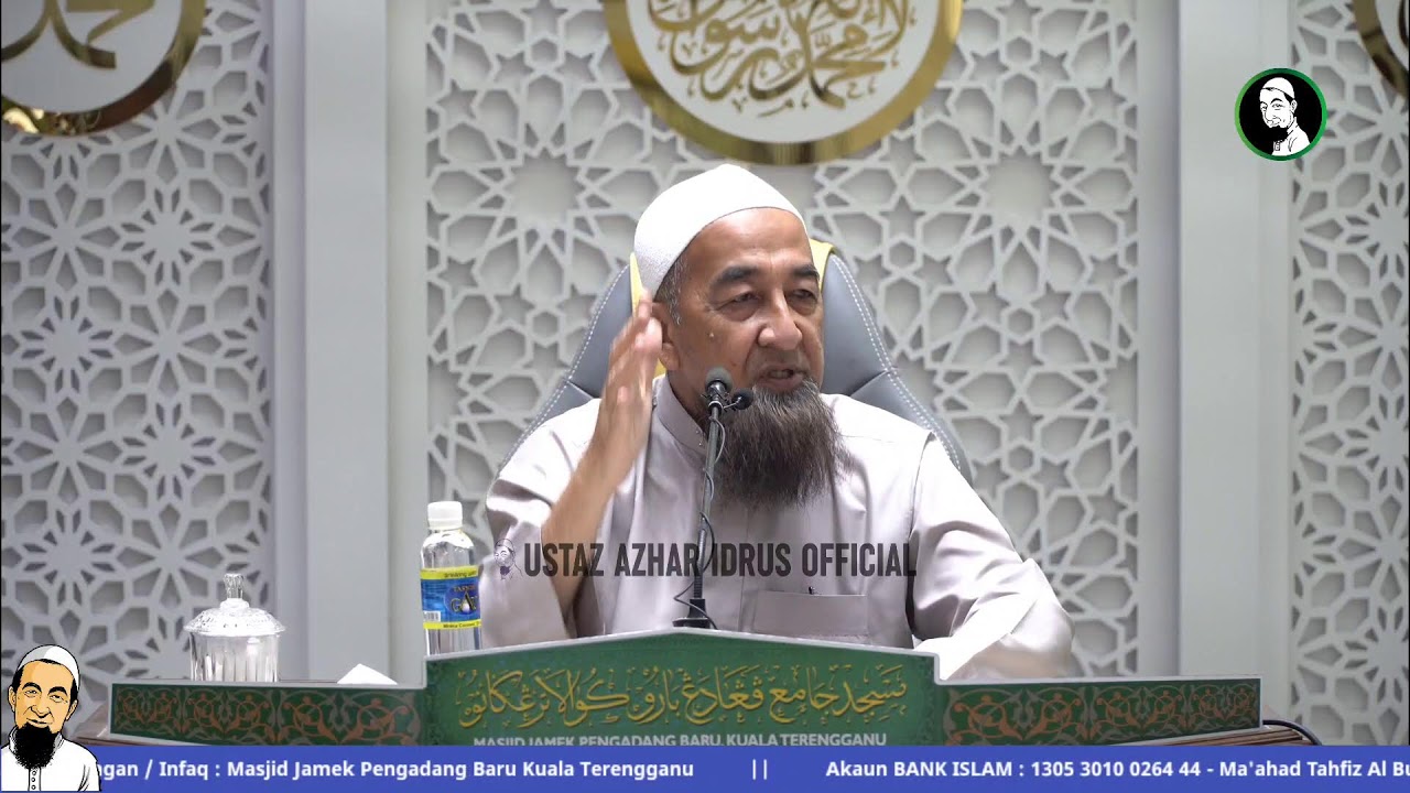🔴 LiveUAI 13/10/2026 Kuliah Maghrib Agama Ustaz Azhar Idrus | Masjid Jamek Pengadang Baru, K. Trganu