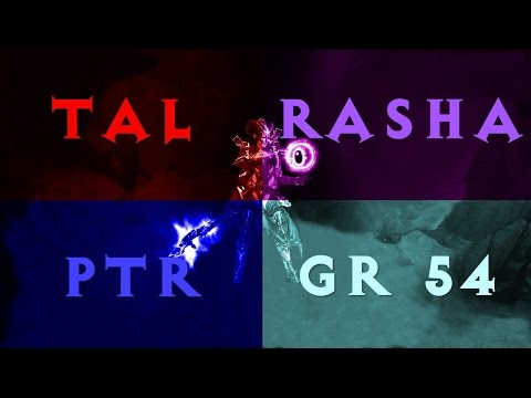 [PTR] Diablo 3 Tal Rasha Wizard GR 54 Solo (new 2.2.0)