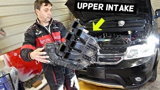 DODGE JOURNEY UPPER INTAKE REMOVAL REPLACEMENT 3.6 V6 FIAT FREEMONT PENTASTAR 3.6