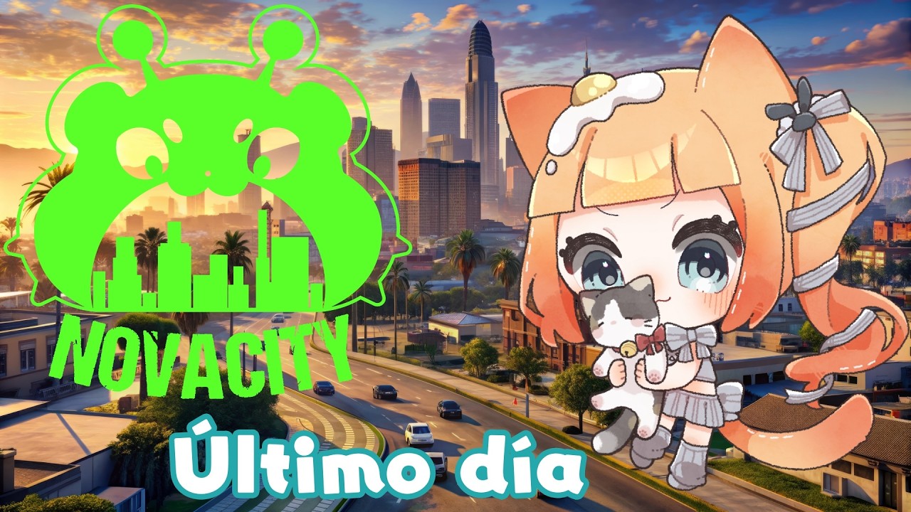 【#NovaCity404】¡Regresa la aventura del Maid Café de gatitos! 🐱☕Último día【#GTAストリーマーサーバー】