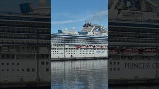 MV Sapphire princess in Tallinn #cruiseship #princesscruiseship #portoftallinn #shipspotting #travel