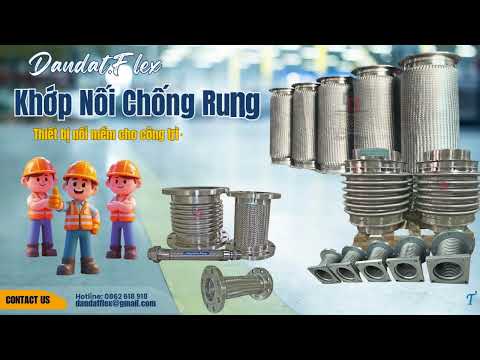 Khớp nối mềm nối bích/ Khớp nối mềm chống rung/ Khớp nối mềm bọc inox dẫn hóa chất Khớp nối mềm nối bích/ Khớp nối mềm chống rung/ Khớp nối mềm bọc inox dẫn hóa chất