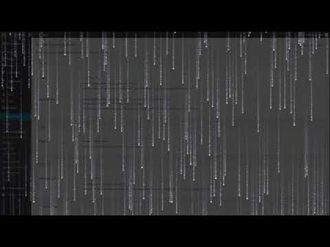 Code Rain - Admin Screensaver - Purple and Black