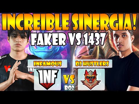 INFAMOUS VS D2 HUSTLERS BO2[GAME 1] PARKER & FAKER -BTS PRO SERIES SEASON 6:AMERICAS - DOTA 2 [ENG]
