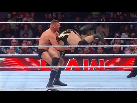 GUNTHER vs. Bronson Reed - Intercontinental Championship Match (1/2) - WWE RAW 10/16/2023