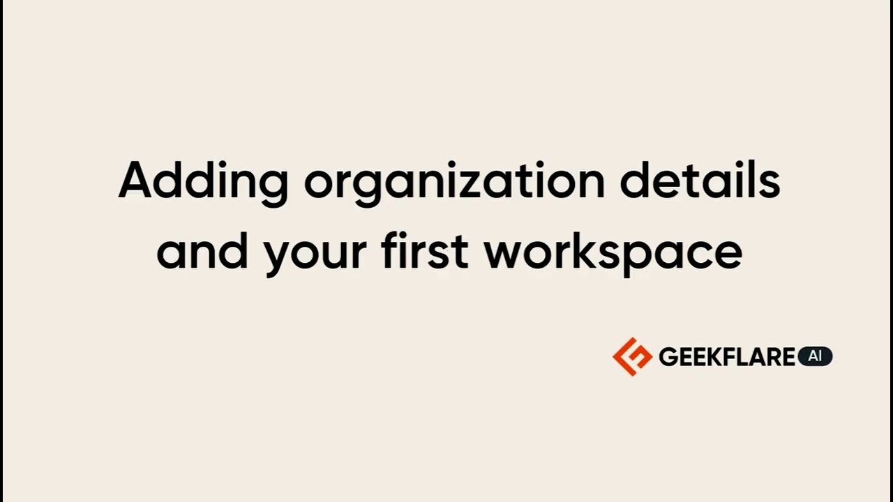 Geekflare Connect - Onboarding and your first chat