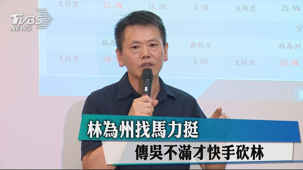 林為洲找馬力挺　傳吳不滿才快手砍林