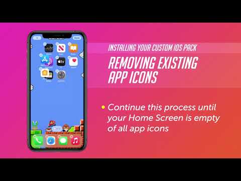 3. Removing Existing App Icons | Infinite Continues Custom iOS Packs