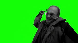 Jimmy McGill/Gene hitting a phone Better Call Saul green screen