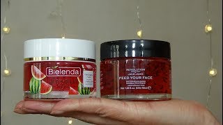 ★TEST masek ARBUZOWYCH ★BIELENDA Juicy Jelly Mask ★vs★ MUR Feed Your Face★