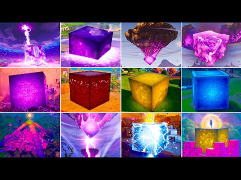 Evolution of Kevin The Cube in Fortnite (Chapter 1 Season 5 - Chapter 6 OG)