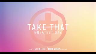 Kadr z teledysku Greatest Day tekst piosenki Take That & Robin Schulz & Calum Scott