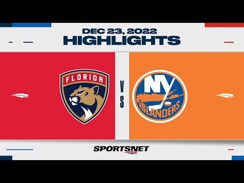 NHL Highlights | Panthers vs. Islanders - December 23, 2022