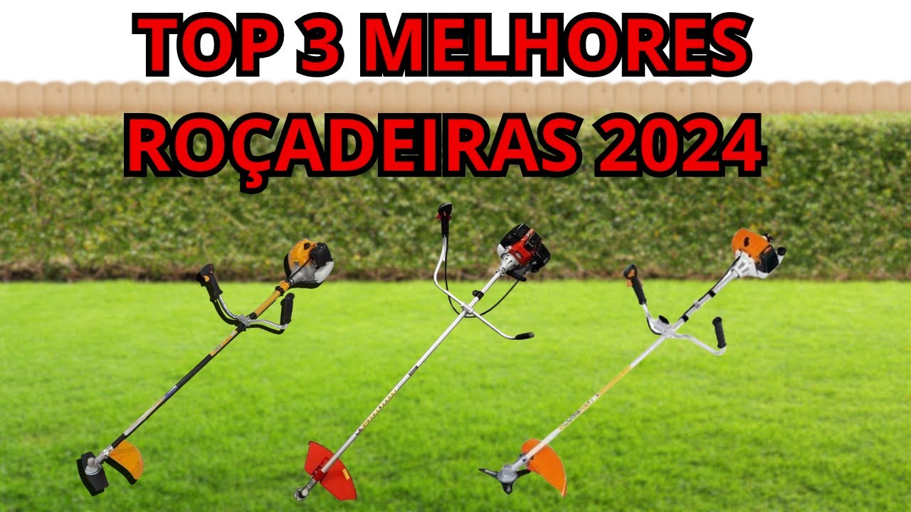 Descubra as Melhores Roçadeiras a Gasolina 2024! TOP 3 Roçadeiras a Gasolina - Custo Benefício!!