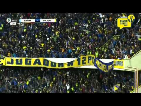 Gol de Carrizo a Bolívar (1-1). Fecha 3. Copa Libertadores 2016.