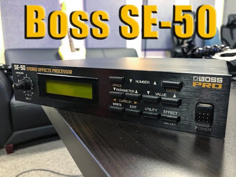 Boss SE-50 Stereo Effects Processor 1990 - 1996 - Black image 6