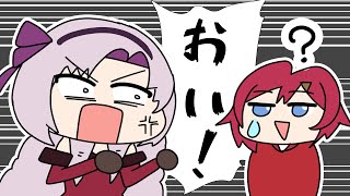 鈍感系主人公アンジュ、サロメを怒らせる【アンジュ・カトリーナ/壱百満天原サロメ/にじさんじ/手描き】