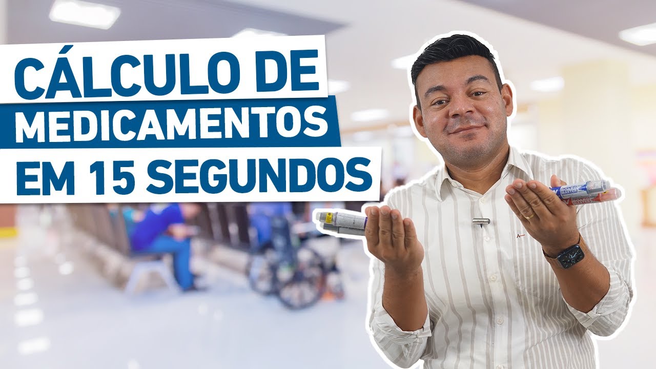COMO FAZER CÁLCULO DE MEDICAMENTOS EM 15 SEGUNDOS | Concurso Público