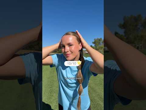 I tested every soccer hairstyle to find the best one! #soccer #hairstyle