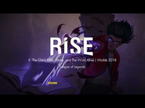 League of Legends - RISE (Lyrics) ft. The Glitch Mob, Mako, The Word Alive @GAMIDUBeats