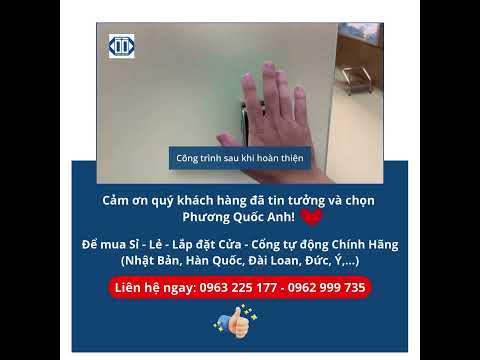 Lắp đặt cửa trượt tự động STWORLD 25D H&agrave;n Quốc cho Ph&ograve;ng kh&aacute;m tại TPHCM